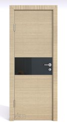 Дверь DO-501 Неаполь/стекло Черное Скидка 50 %!