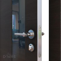 Дверь DO-504 Венге горизонт/стекло Черное Скидка 50 %!