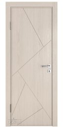 Дверь межкомнатная Прима Ясень капучино