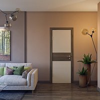 Шумоизоляционная дверь со стеклом