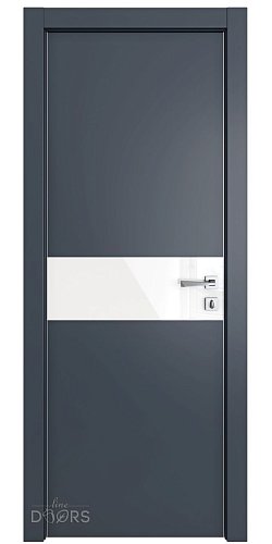 Дверь межкомнатная DO-509 Мэджик ПЭТ/стекло Белое