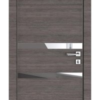 ШИ дверь DO-613 Ольха темная/Зеркало