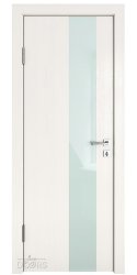 ШИ дверь DO-604 Белый ясень/стекло Белое