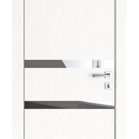 ШИ дверь DO-613 Жемчуг/Зеркало