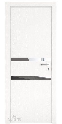 ШИ дверь DO-613 Жемчуг/Зеркало