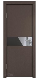 ШИ дверь DO-609 Бронза/стекло Черное