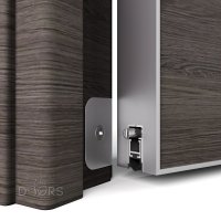 ШИ дверь DO-608 Латте софт/зеркало Бронза