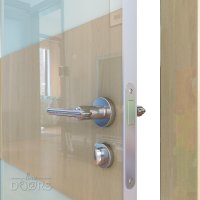 Дверь межкомнатная DO-508 Анегри светлый/стекло Белое