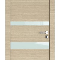 Дверь межкомнатная DO-512 Неаполь/стекло Белое