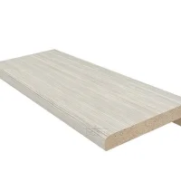 Наличник Телескоп прямой ПВХ Белая лиственница 120