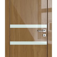 Дверь межкомнатная DO-513 Анегри темный/стекло Белое