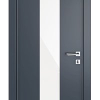 ШИ дверь DO-610 Мэджик ПЭТ/стекло Белое