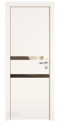 Дверь межкомнатная DO-513 Сливки/зеркало Бронза Дверь межкомнатная DO-513 Сливки/зеркало Бронза