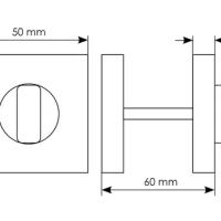 Завертка сантехническая LUX-WC-S5 CSA