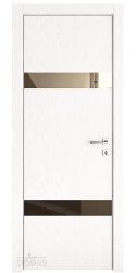 ШИ дверь DO-602 Жемчуг/зеркало Бронза