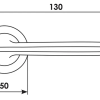 Дверная ручка NC-7 CRO