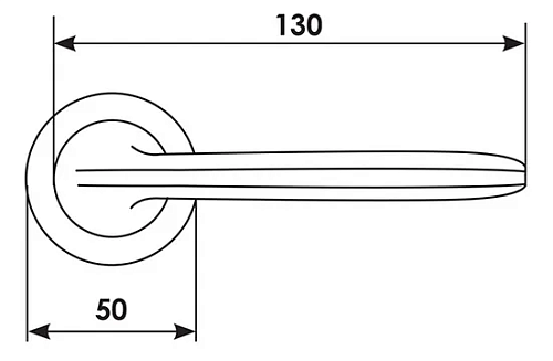 Дверная ручка NC-7 CRO