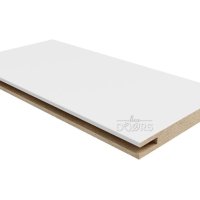 Добор Телескоп ПВХ 100 мм Белый бархат